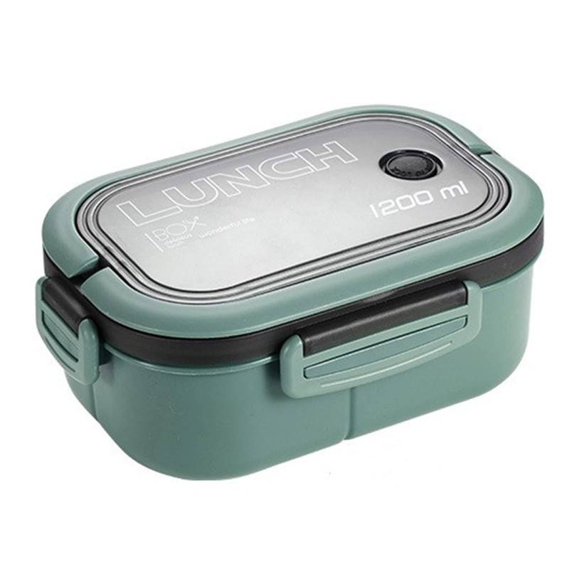 Caja de Almuerzo en Capas, Contenedor de Almuerzo Saludable a