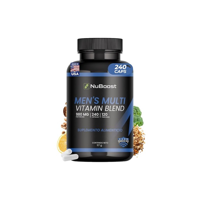 NUBOOST Multivitamínico Mujer + Multivitamínico Hombre 980 mg