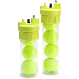 BALL RESCUER - Converts Padel or Tennis Ball Container into a 30 psi Compressed Air Container - Suitable for 3 or 4 Ball Containers - Container Not Included (with Premium Inflator, No Colour)