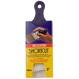 Wooster Brush Q3211-2 Shortcut Angle Sash Paintbrush, 2-Inch, White. 2-Count