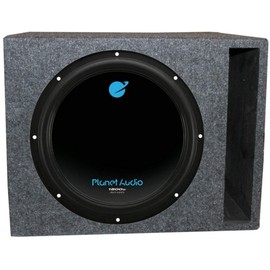 Q Power Planet Audio AC12D 12 inch 1800 Watt Dual 4 OHM Voice Coil Car Audio Subwoofer 12 inch Heavy Duty Vented Subwoofer Enclosure