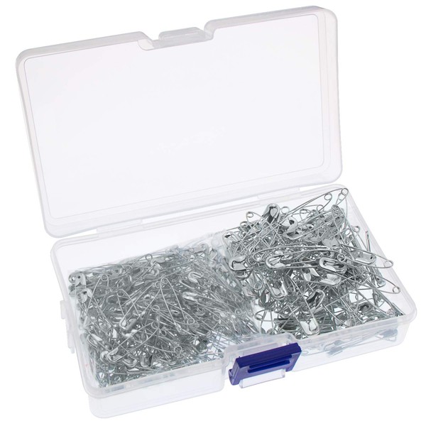 520Pcs Safety Pins Set 2 Sizes 28mm/ 38mm Sewing Pins