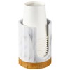 Luxspire Dixie Cup Dispenser, 5-7oz Bathroom Cup Dispenser, Marble Resin