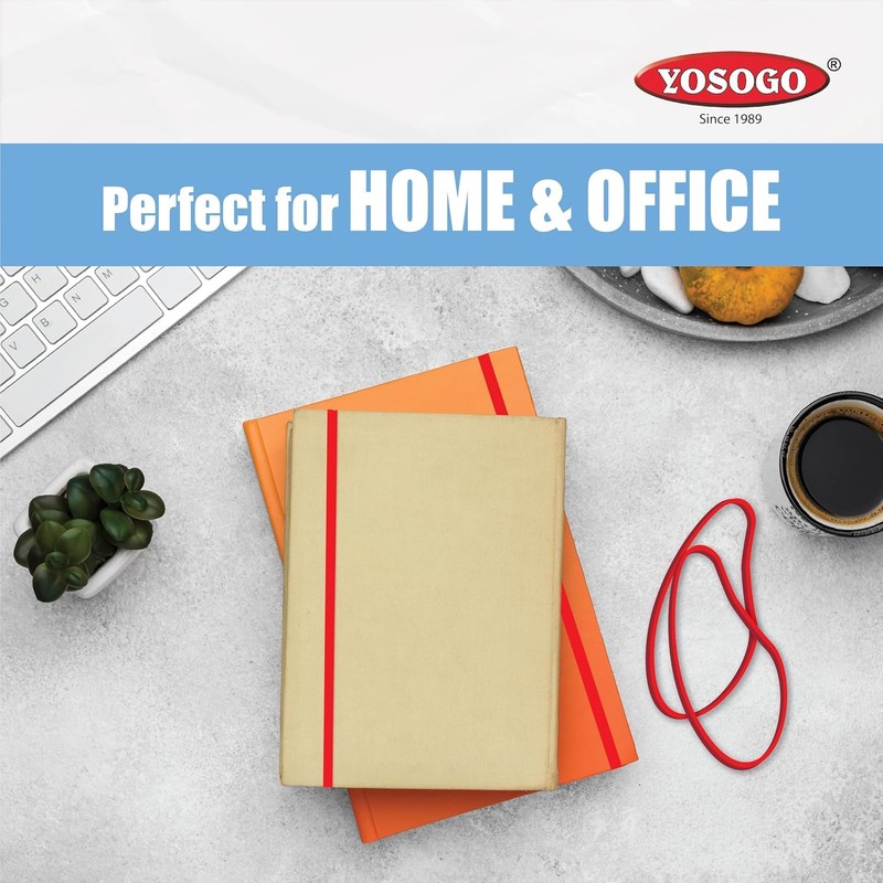 Yosogo Extra Large 8 Inch Big Postal Rubber Band -