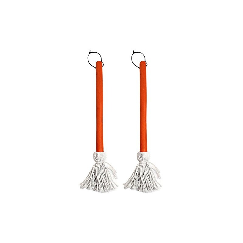Chef Craft Set of 2 BBQ Basting Mops with Wood