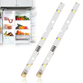 2 Stück LED-Lichtleiste für RONGSHENG/HISENSE-Kühlschrank,Lichtleisten für Kühlschrank,Ersatz-Kühlschranklampe Kompatibel,Beleuchtung für Rongsheng/Hisense E349766 MDDZ-162A 1629348 DC12V