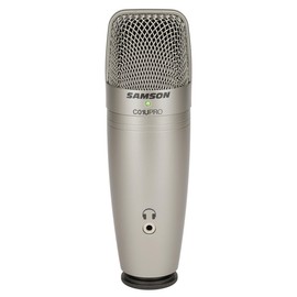 Samson C01U Pro USB Condenser Microphone + keepdrum NB35 Articulated Arm Tripod