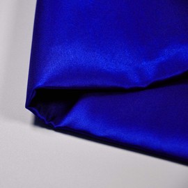 Charmeuse Satin Royal Blue Fabric, 60" Wide, Silky, for Wedding,Bridal,Decoration, Fashion,Apparel Crafts by 1Yard