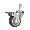 4pcs 2in Universal TPE Rubber Caster Wheel for Medical Equipment