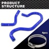 CRODESSIGN Upper Lower Radiator Coolant Hose Compatible with Chevy Silverado