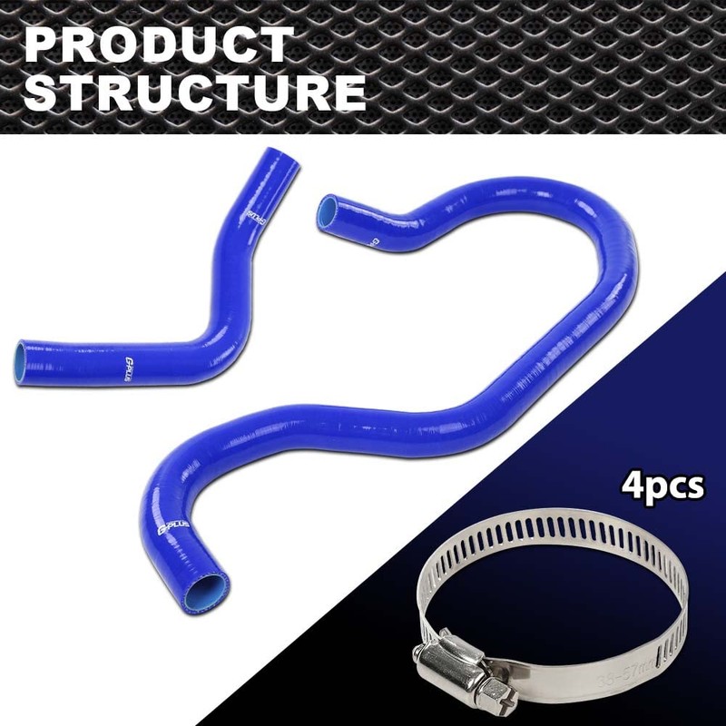 CRODESSIGN Upper Lower Radiator Coolant Hose Compatible with Chevy Silverado