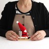 Nordika Nisse norudyika nisse Christmas Wooden Doll (Santa on Sled/Red/nrd120072)