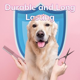 Stainless Steel Pet Comb for Dogs and Cats, Grooming Comb for Large, Medium, and Small Pets, Fur Detangling and Shedding Tool for Long and Short Hair, Durable Pet Grooming Accessory