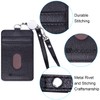 Wisdompro Pass Case, Commuter Pass Case, Reel, Vertical, Double-Sided, Employee