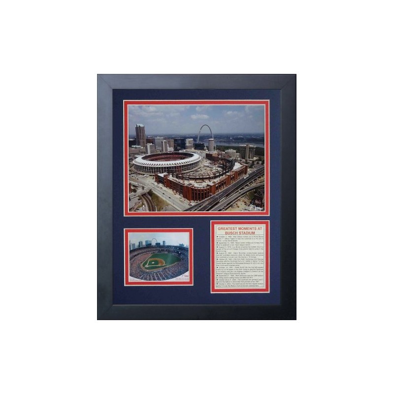Legends Never Die Busch Stadium Old and New Framed Photo