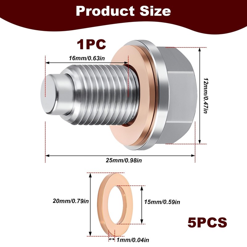 Magnetische Ölablassschraube M14x1,5