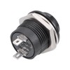 2pc Black Momentary Push Button Switches – 12v 5A Push