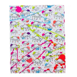 Staples Out of this World Two Pocket Poly Folder (Spacecraft with Exploding Paint Balls)