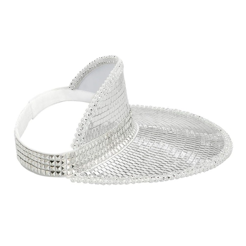 Boland 00745 Sun Visor Disco Cap for Adults, 90s Hat