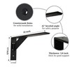 Countertop Support Bracket 18 Inch Heavy Duty Granite Support Bracket
