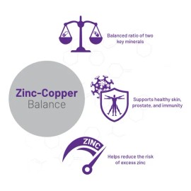 Aor, Equilibrio De Zinc Y Cobre, Soporte Mineral Para Prsta                                                                                           