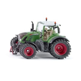 siku 3285, Fendt 724 Vario Tractor, 1:32, Metal/Plastic, Green, Ackermann steering and hitches
