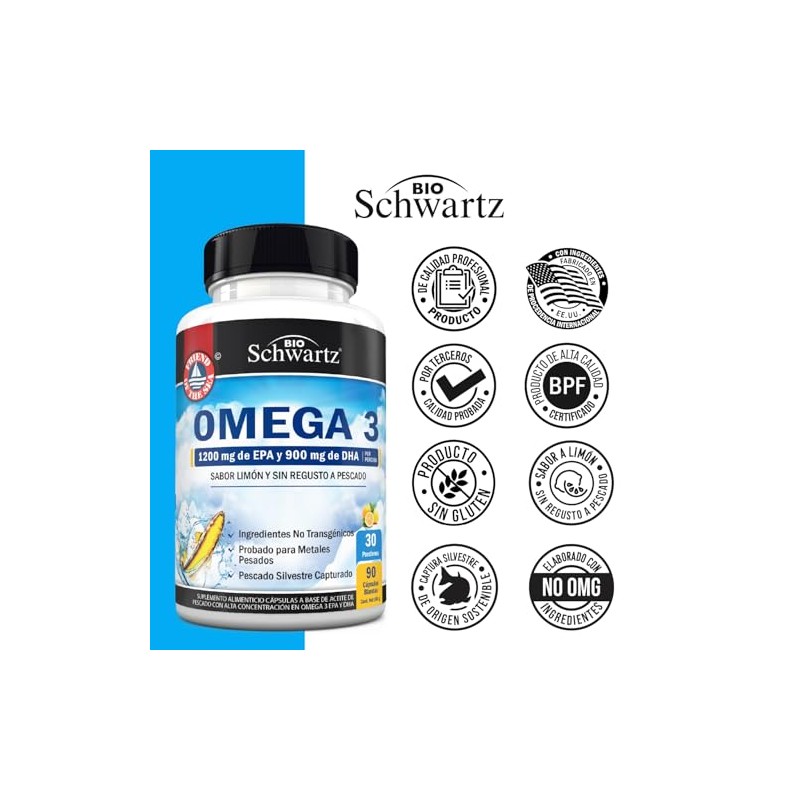 Omega 3 Aceite de Pescado 2250 mg de Omega 3
