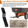 Lawn Mower Hitch for Agri-Fab 23475, Garden Tractor Trailer Hitch,