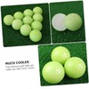 Parliky 6Pcs Luminous Golf Balls for Night Training Soft Fluorescent