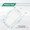 2 Pcs Handicap Placard Holder Ultra Transparent Handicapped Placard Holder