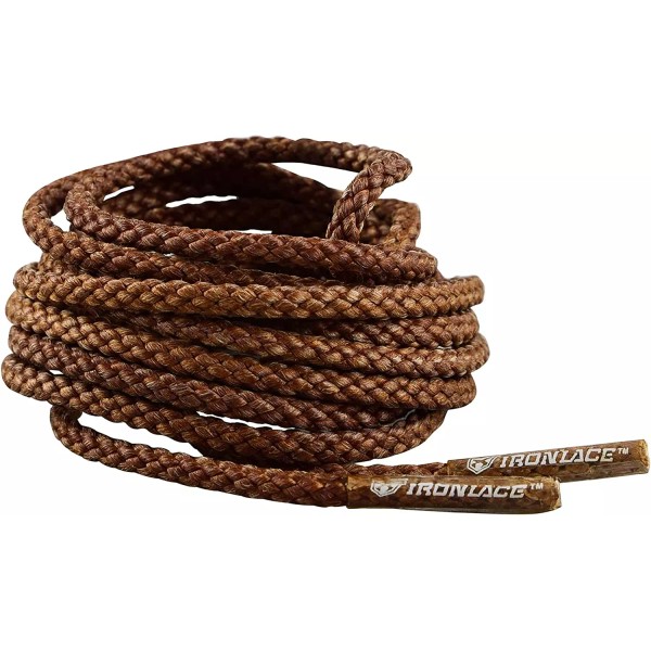 IRONLACE Unbreakable round Bootlaces - Indestructible