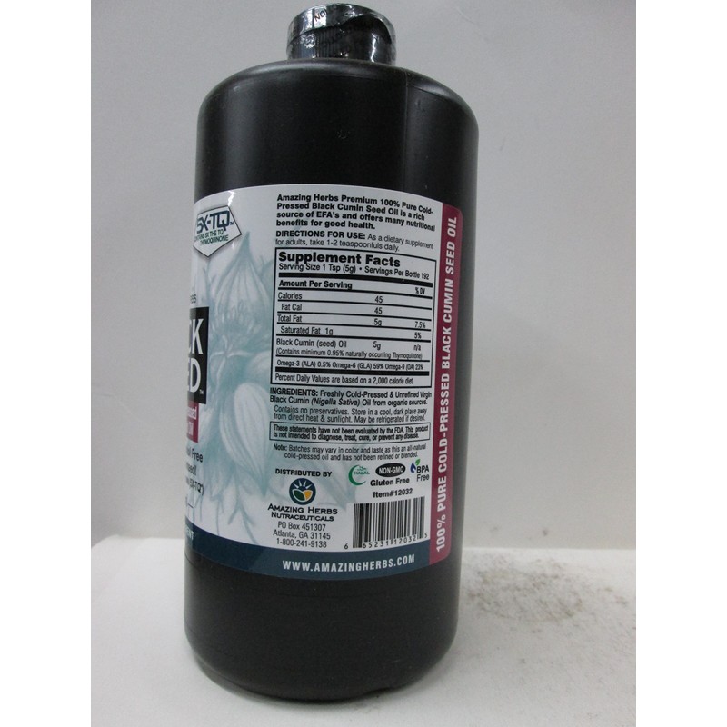 Black Seed Black Seed Black Seed Oil Premium 32 Fz