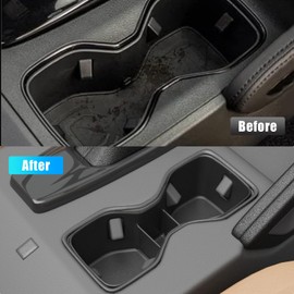 Dattumar Center Console Cup Holder Compatible with 2022-2025 Nissan Frontier Insert Silicone Drink Organizer Holder for 2024 Nissan Frontier Accessories (Center Console Cup Holder)