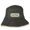 Sauna Hat with *Sauna* Embroidery, Felt Cap, Sauna Hat 100% Felt