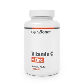 GymBeam GymBeam Vitamin C + Zink-Kapseln - Untersttzung der allgemeinen Gesundheit & Vitalit?t, Antioxidantien, fr den richtiger Stoffwechsel der Energieproduktion, die Knochen- und Knorpelfunktion, 120 tab