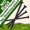 100 count Landscape Edging Anchoring Spikes, 6 inches Yard Lawn