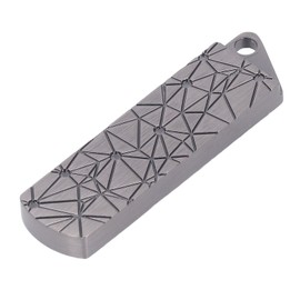 ADHD Push Slider Toy, Stress Relief Sensory Fidget Metal Slider Toy for Anxiety, Autism, with Ergonomic Design, Cute Appearance, Suitable for Office Workers, Student, Etc. (Silver)