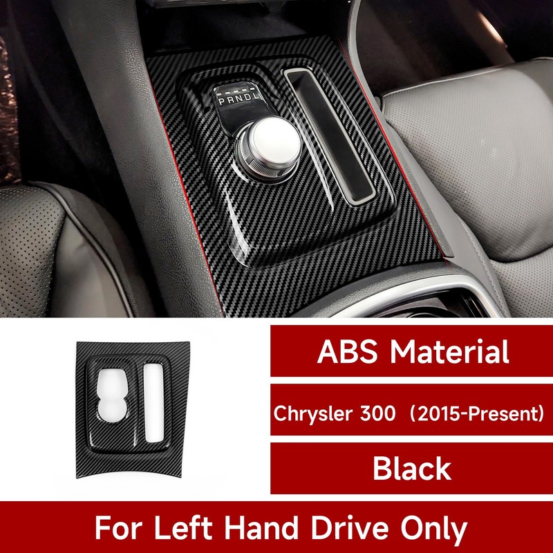BRMYL Car Gear Shift Panel Decals for 2015-2023 Chrysler 300