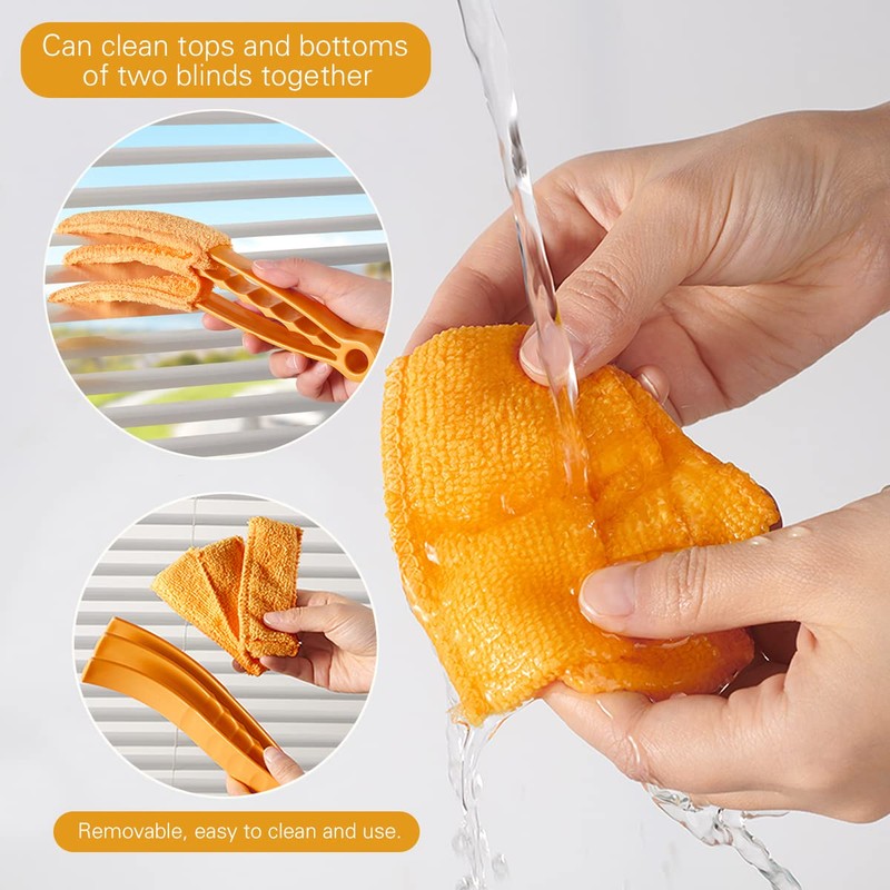 10 Pcs Venetian Window Blind Cleaner Duster Tool Set, Mini