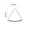 Keewah Pizza Slice Cookie Cutter, 4.5 x 4.3 inch, Stainless