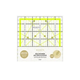 BOHIN France - BOHIN France 30, 45 and 60° (15.2x15.2cm) Slotted Quilting Ruler with Inch Markings - 1 Piece