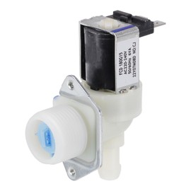 sourcing map Water Inlet Valve Ice Maker Water Inlet Solenoid Valve for General Refrigerators 6vA Creamy White