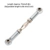 RC Pull Rod, 6Pcs Adjustable Servo Links Tie Rod Aluminum