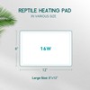 Luxbird Reptile Heating Pad 8" X 12" with Digital Thermostat