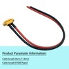 2Pcs Amass XT60E-M Plug Male Battery Connector Mountable Pigtail Cable,XT60