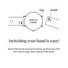 Wristology Quick Release Easy Change Replacement Soft Silicone Rubber Watch