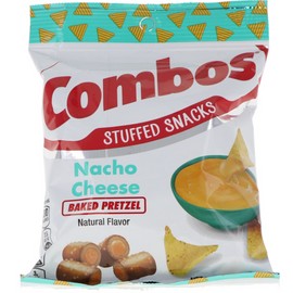 Combos Nacho Cheese Stuffed Snacks, 6.3oz (1-Large Bag)