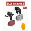HSIXHAF Bicycle Reflectors Front and Rear, 7 Pieces Bicycle Reflector
