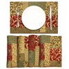 TOPLUXE Placemats 30x45cm, Table Mats for Dining Room/Restaurant/Banquet/Festival Decoration (Set