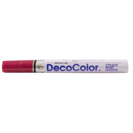 JAM PAPER Broad Point Opaque Paint Markers - Crimson Lake - Sold Individually